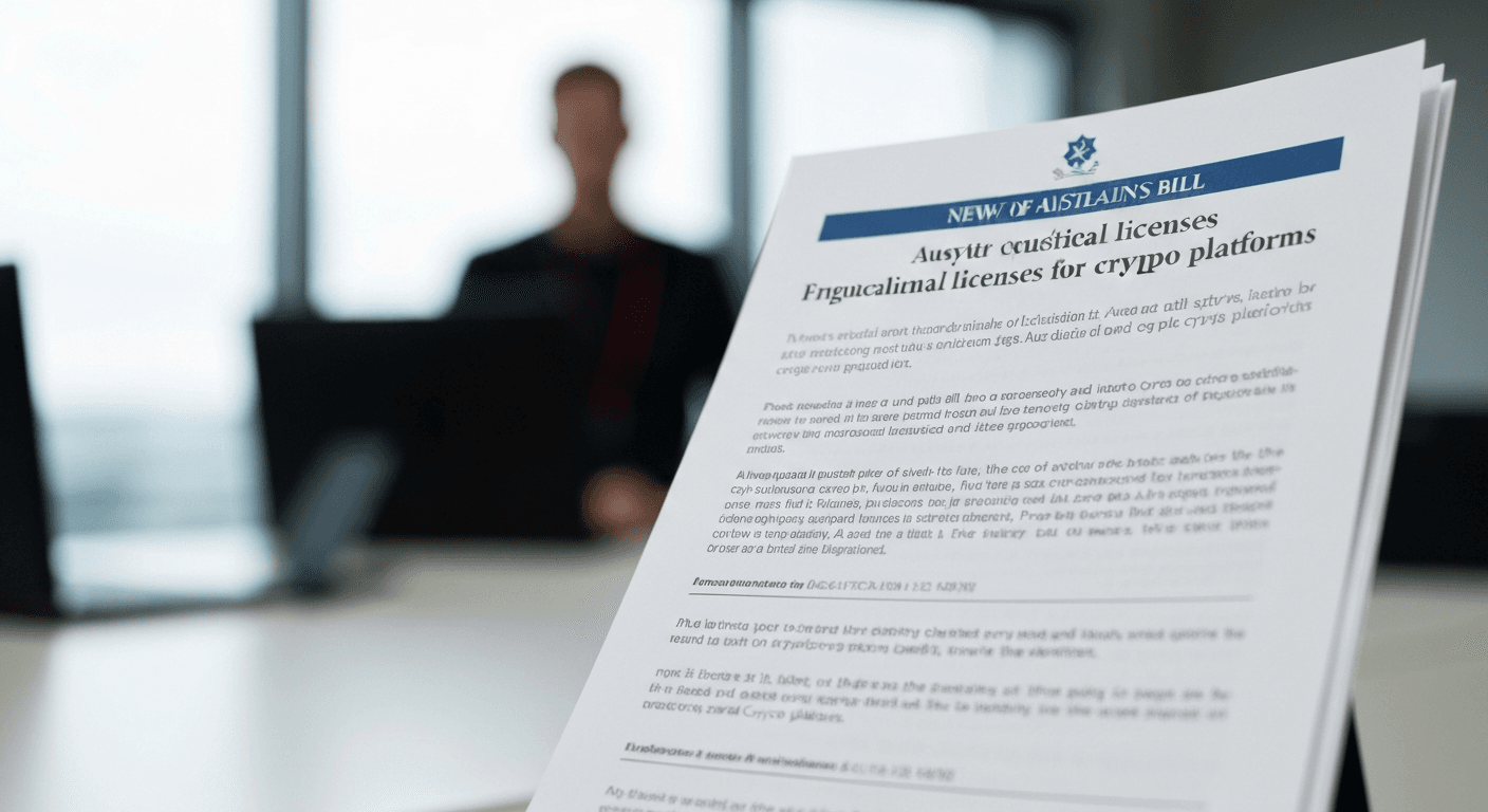 Australia passes bill requiring financial licenses for crypto platforms
