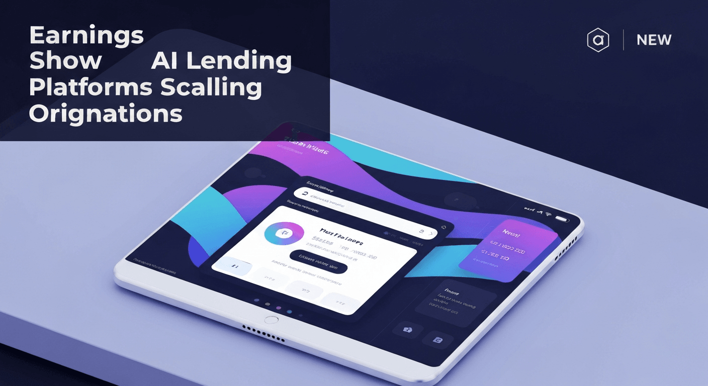 Earnings Show AI Lending Platforms Scaling Originations