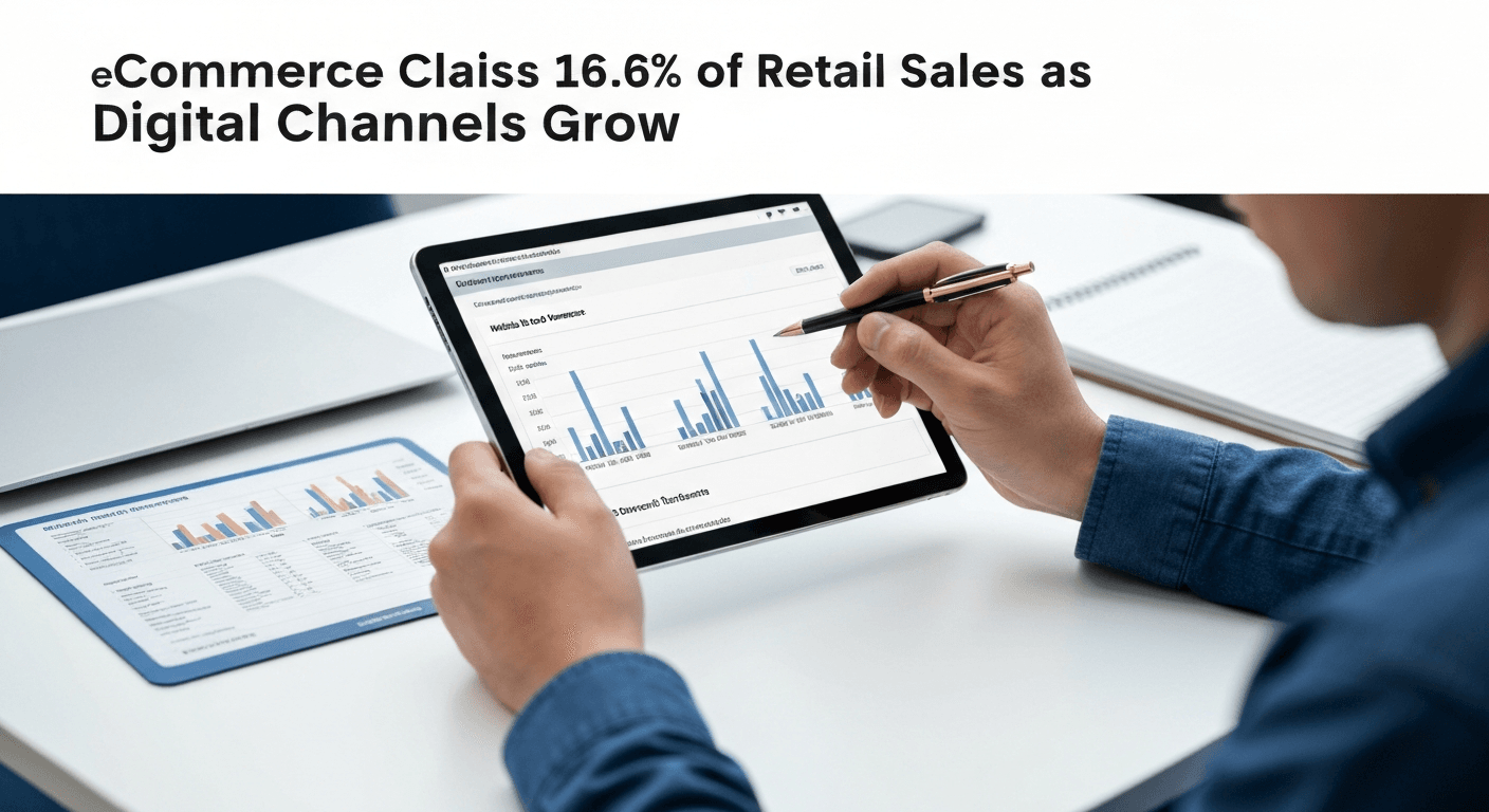 eCommerce Claims 16.6% of Retail Sales as Digital Channels Grow