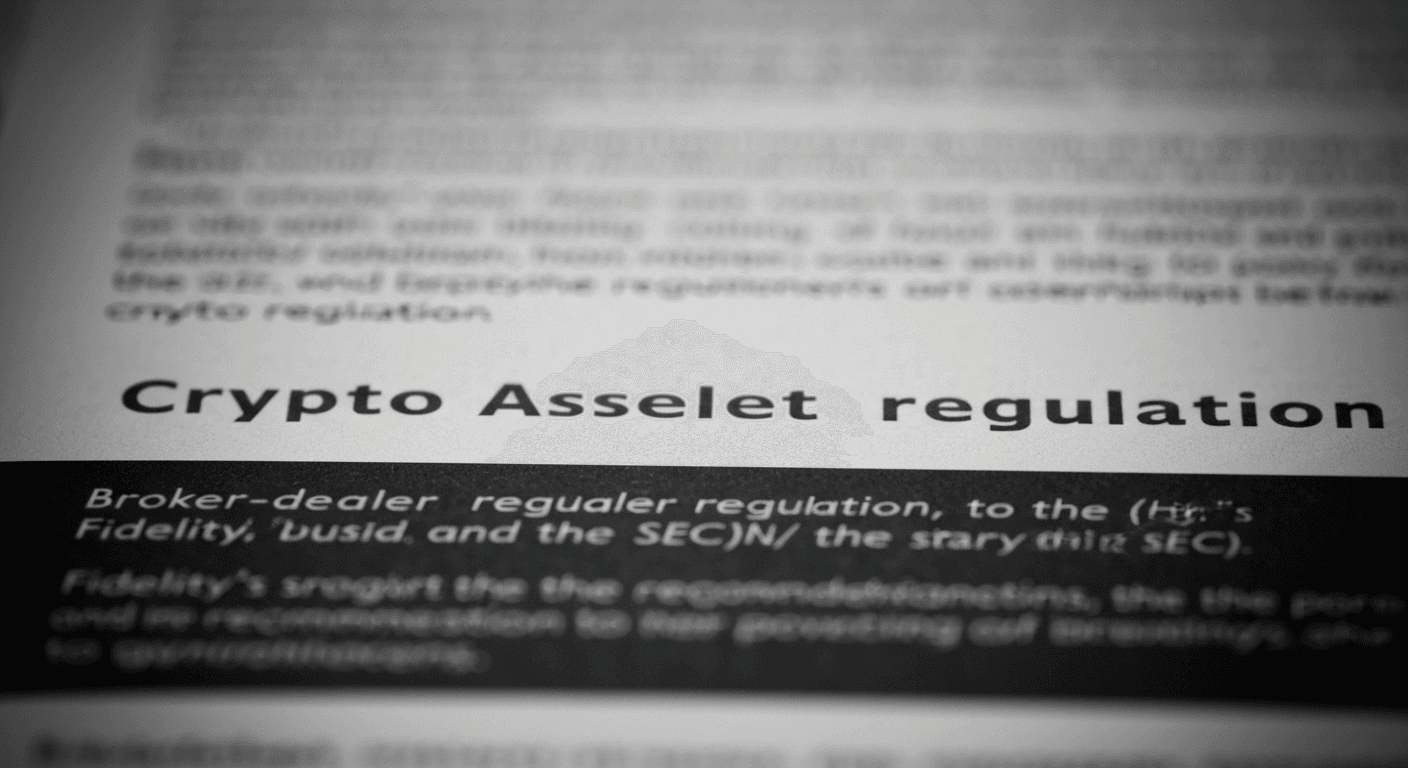 Fidelity urges SEC to refine rules for broker-dealers handling crypto assets