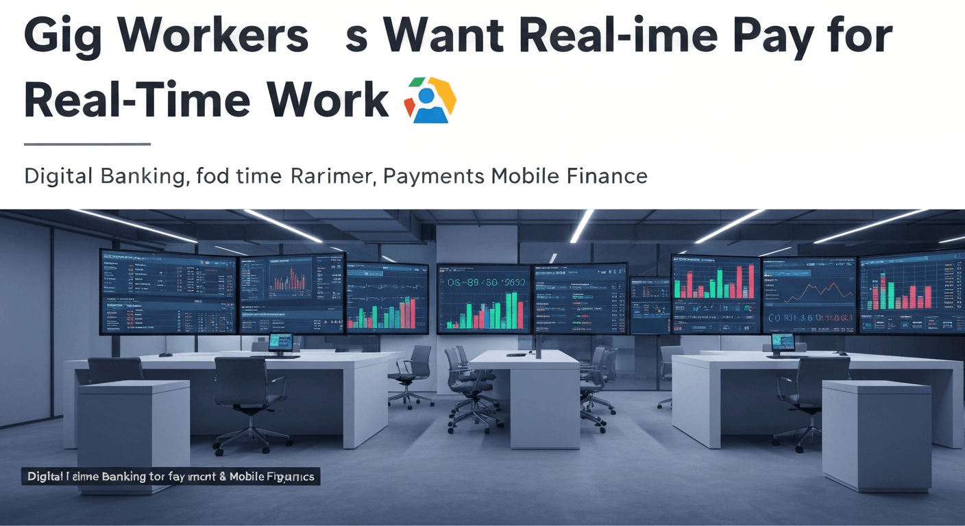 Gig Workers Want Real-Time Pay for Real-Time Work