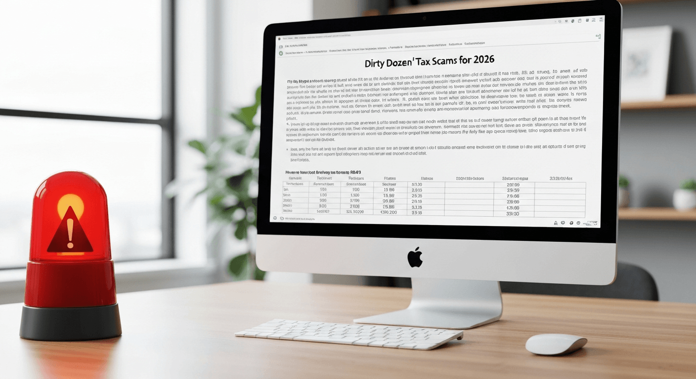 Here Are the IRS 'Dirty Dozen Tax Scams for 2026