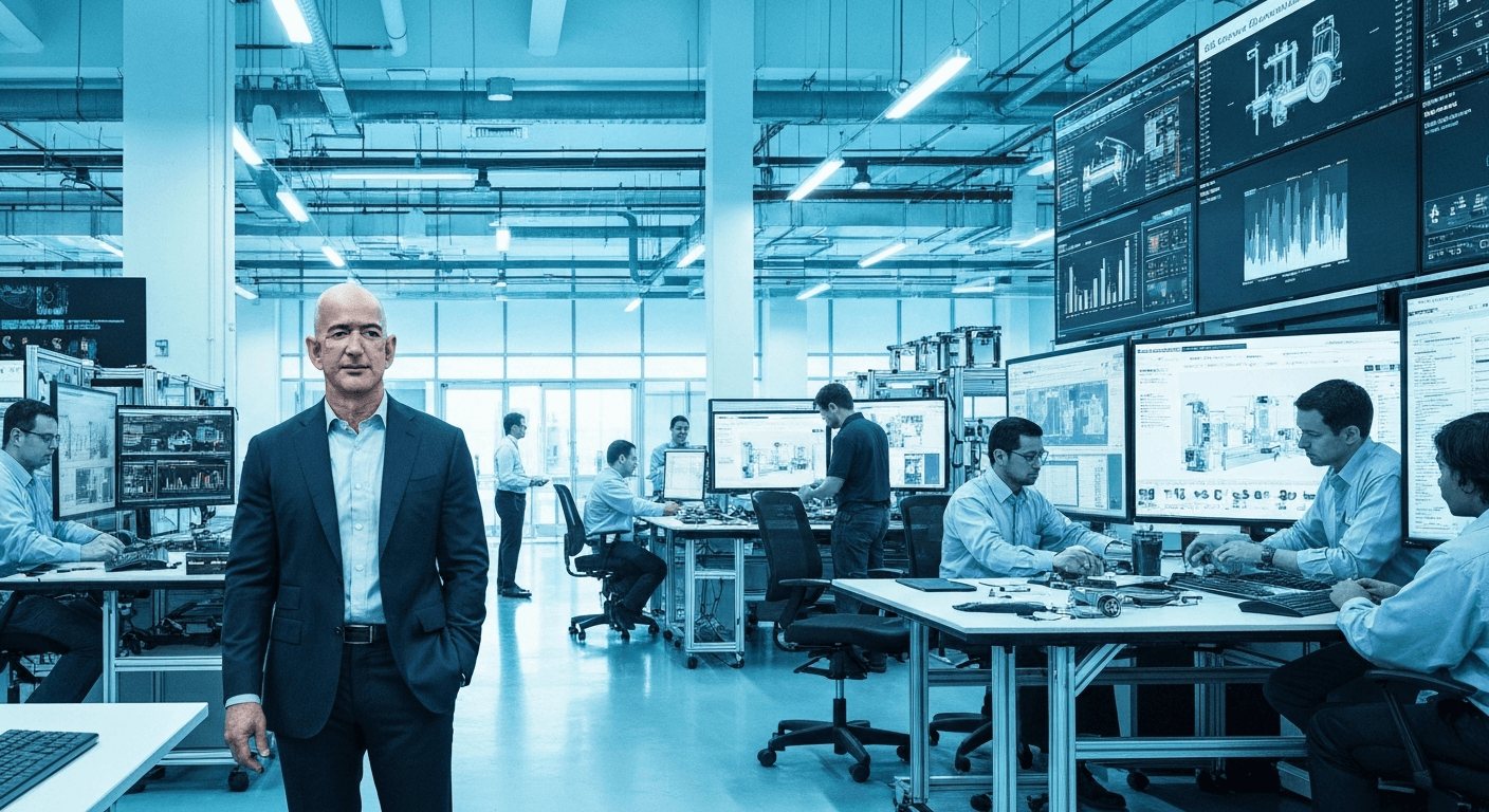 Jeff Bezos Raising $100 Billion to Supercharge Manufacturing With AI