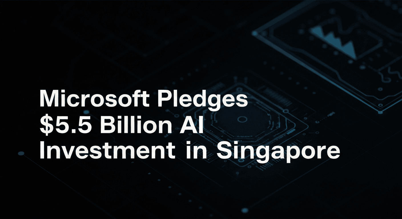 Microsoft Pledges $5.5 Billion AI Investment in Singapore