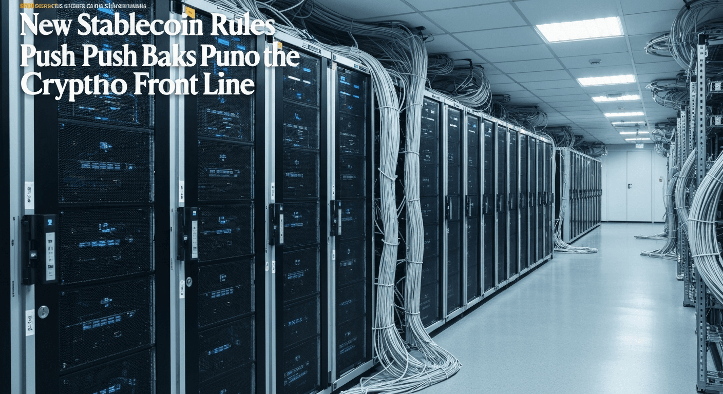 New Stablecoin Rules Push Banks Into the Crypto Front Line