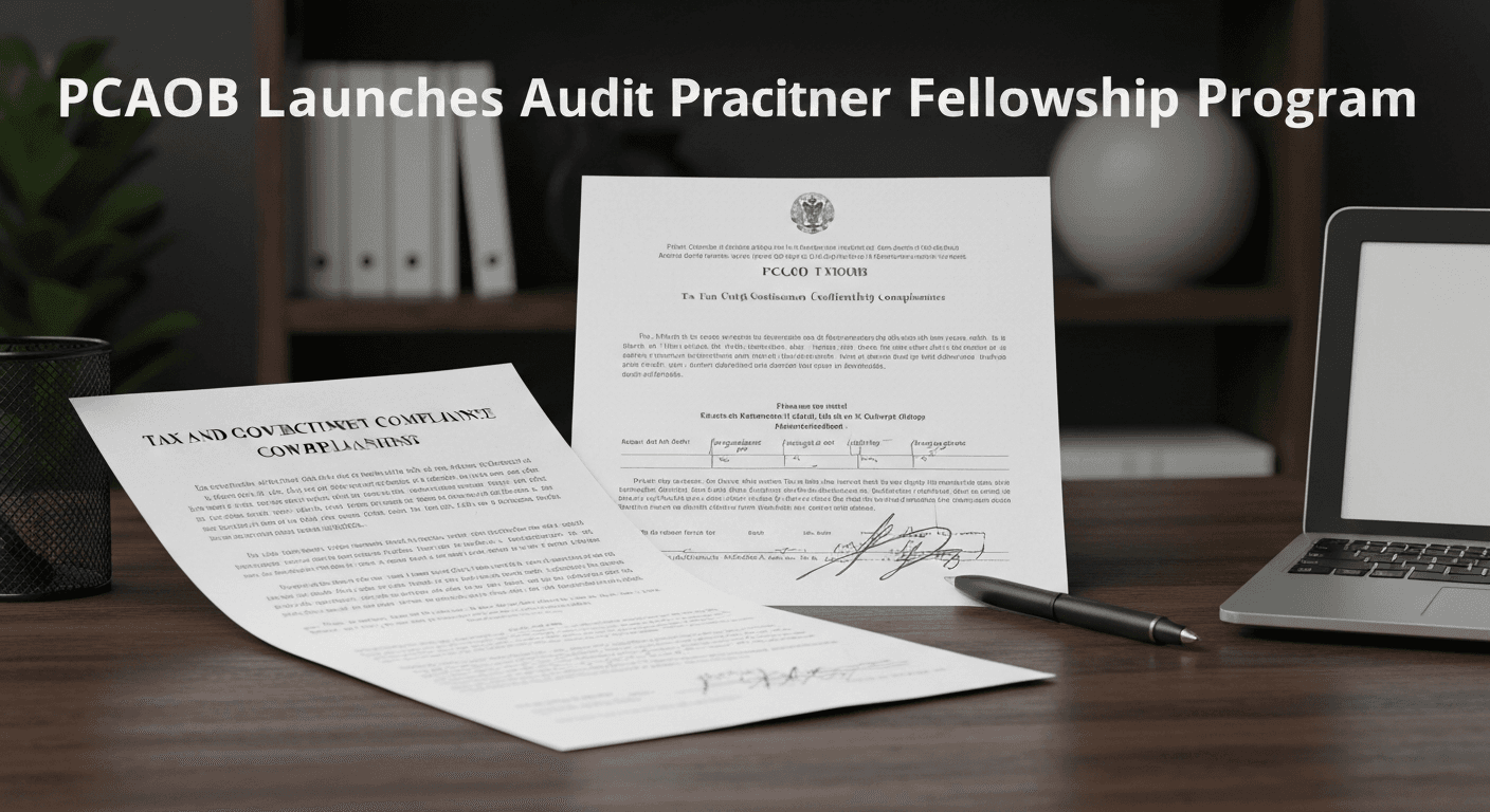PCAOB Launches Audit Practitioner Fellowship Program