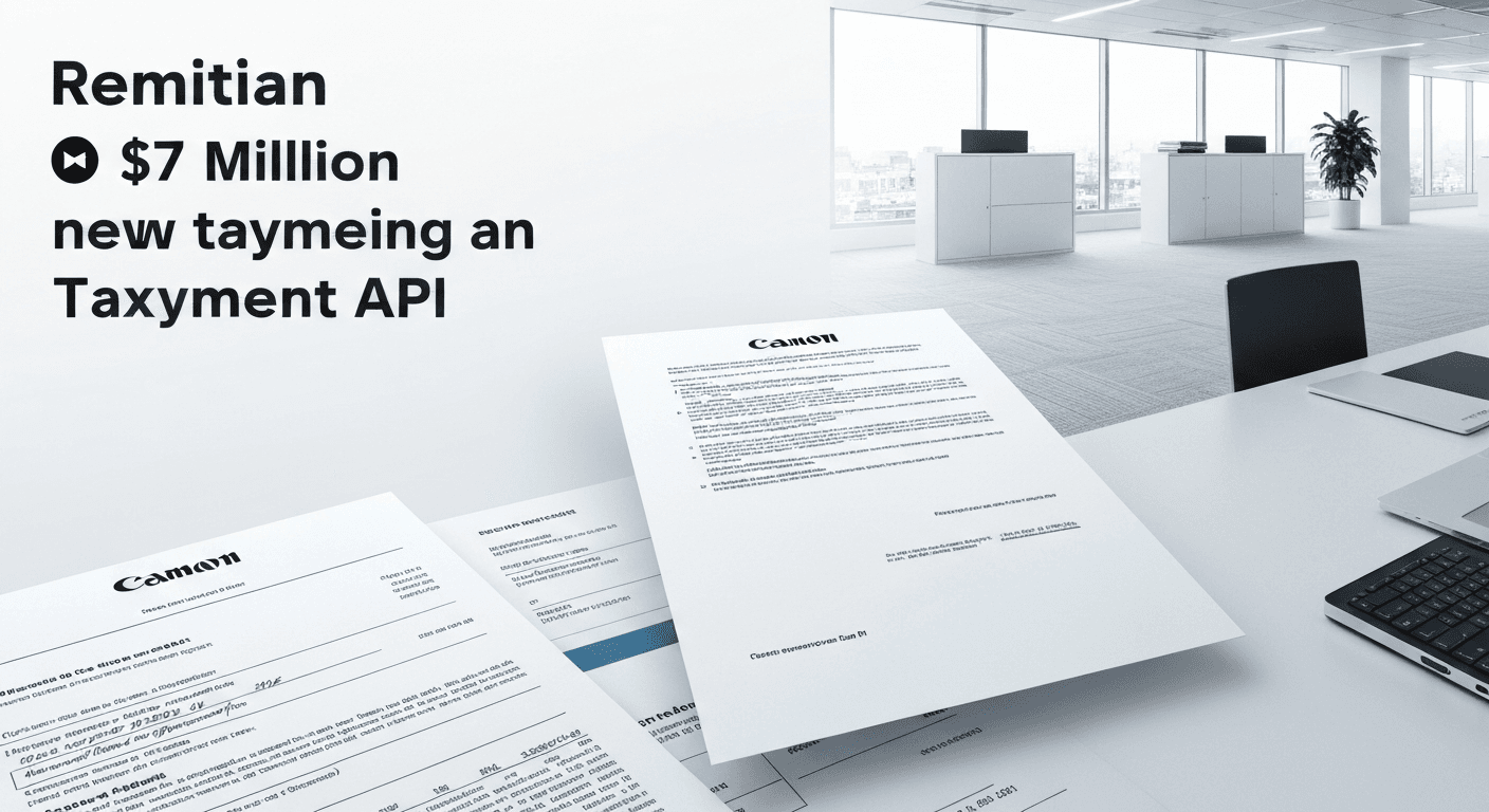 Remitian Raises $7 Million, Unveils Tax Payment API