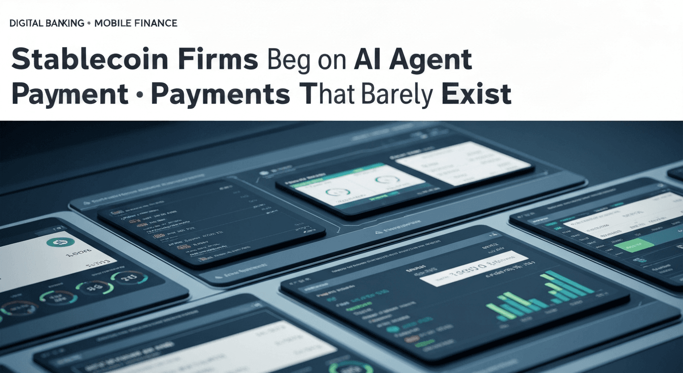 Stablecoin Firms Bet Big on AI Agent Payments That Barely Exist