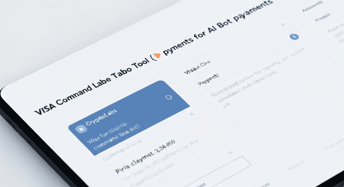 Visa Crypto Labs rolls out command line tool for AI bot payments