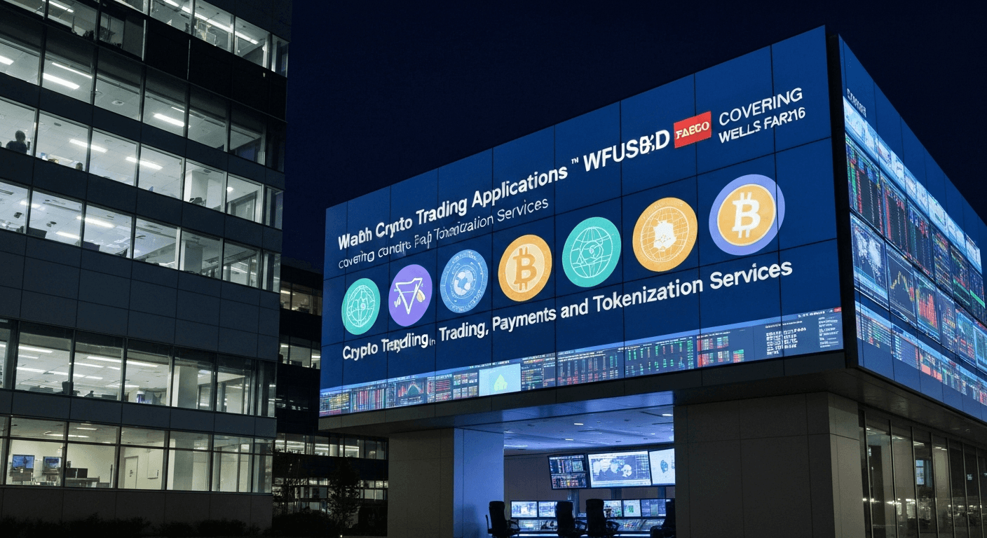 Wells Fargo files 'WFUSD trademark covering crypto trading, payments and tokenization services
